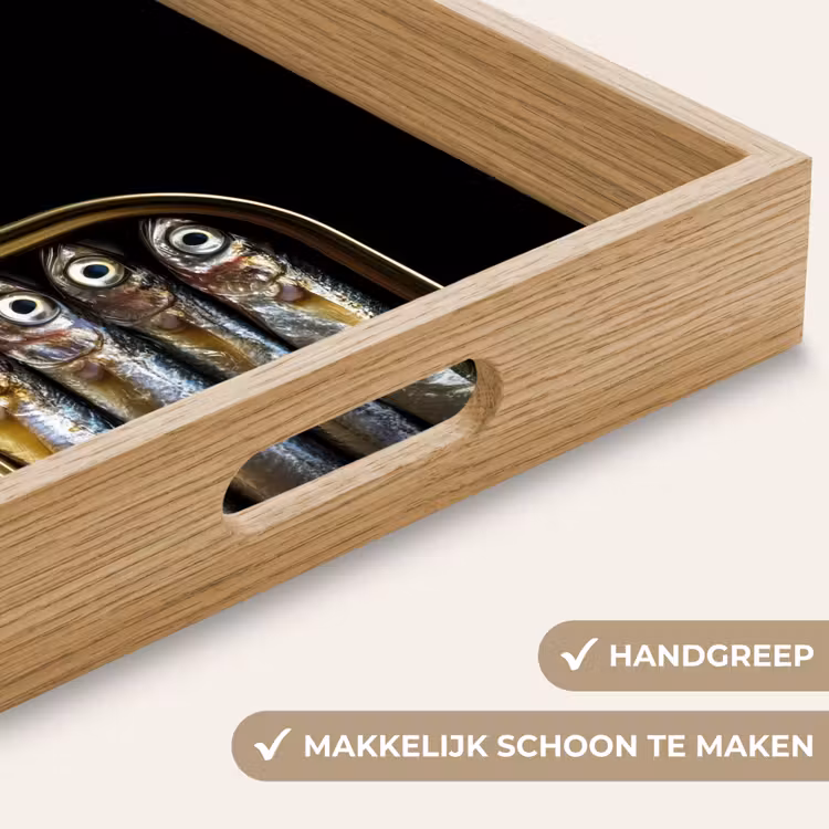 Dienblad - Sardines - Blik - Zwart - Vissen — 5