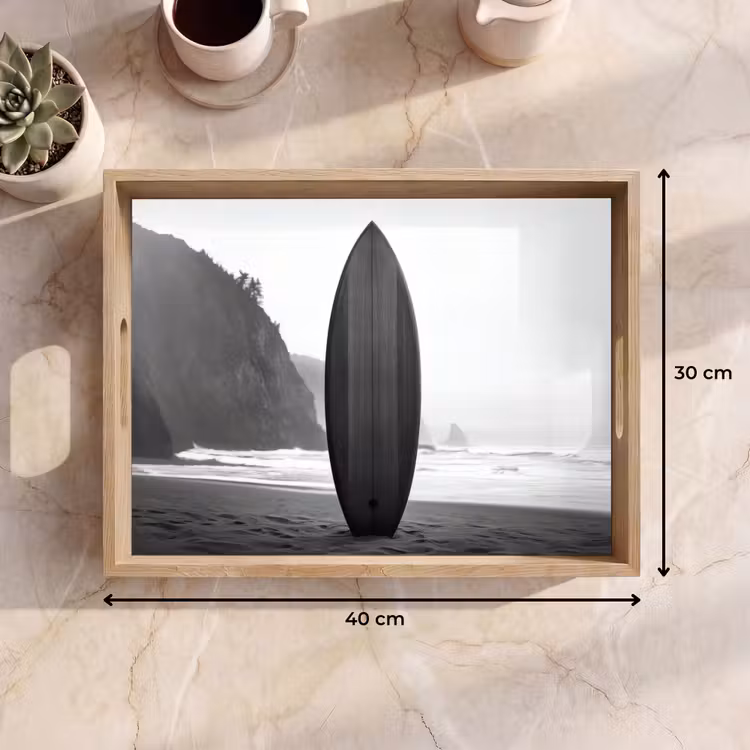 Dienblad - Surfplank - Zand - Zee — 9