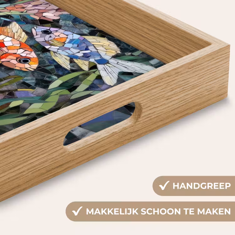 Dienblad - Vissen - Koraal - Zee - Mozaïek — 5