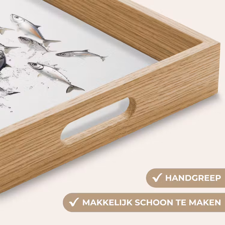 Dienblad - Vissen - Water - Wit — 5