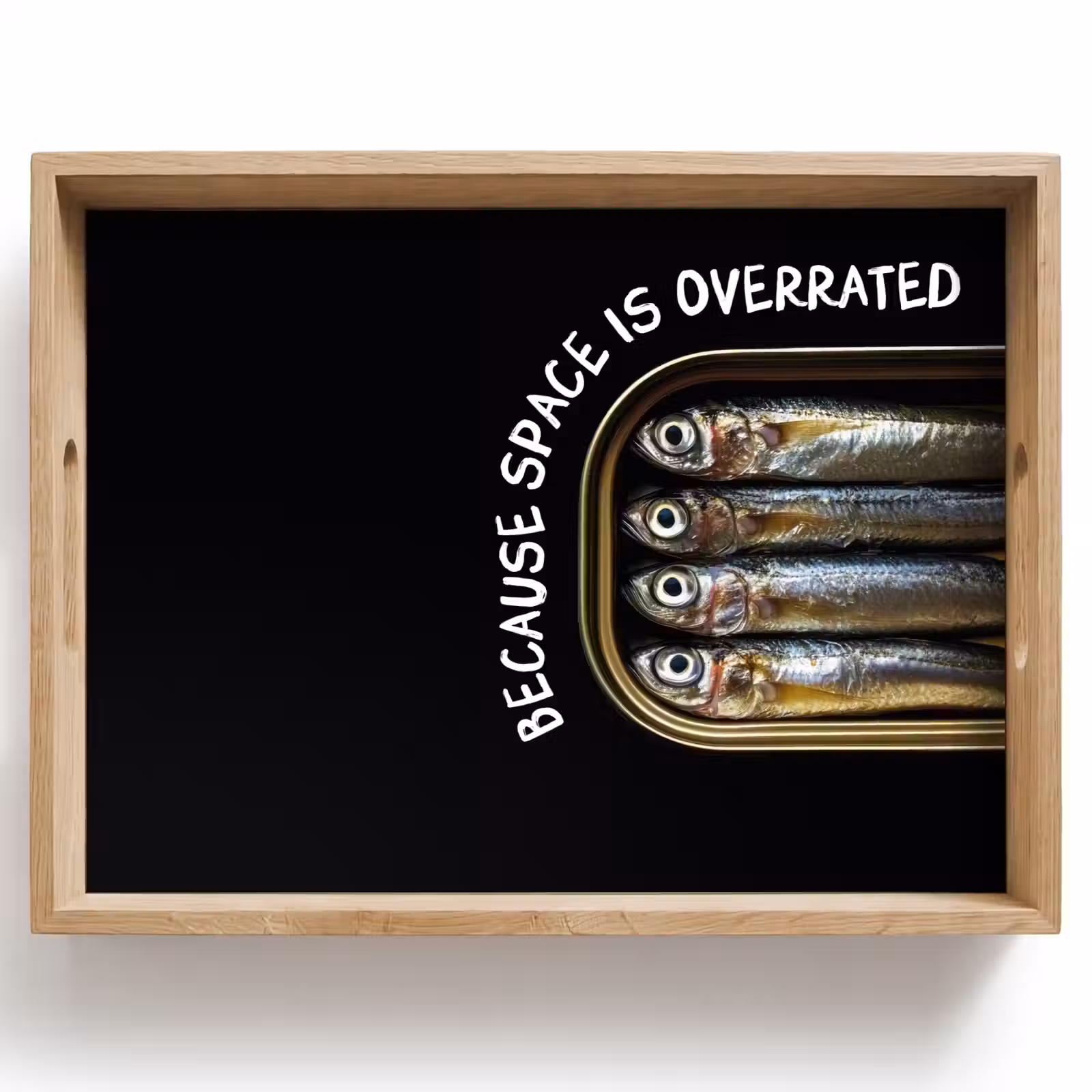 Dienblad - Sardines - Tekst - Vis - Blik — 1