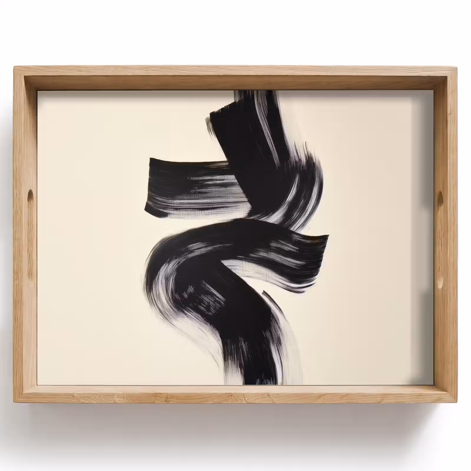 Dienblad - Strepen - Zwart - Abstract — 1