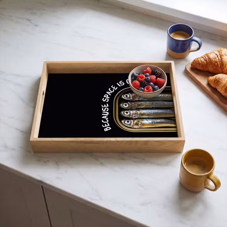 Dienblad - Sardines - Tekst - Vis - Blik — 4