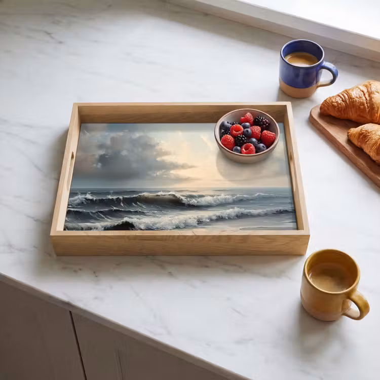 Dienblad - Strand - Zee - Zonsondergang — 4