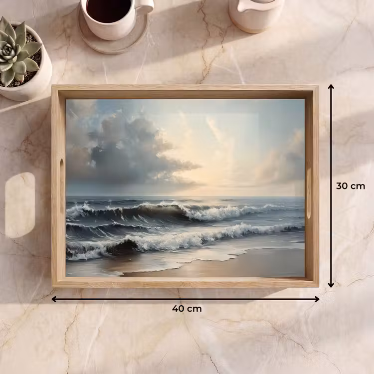 Dienblad - Strand - Zee - Zonsondergang — 9