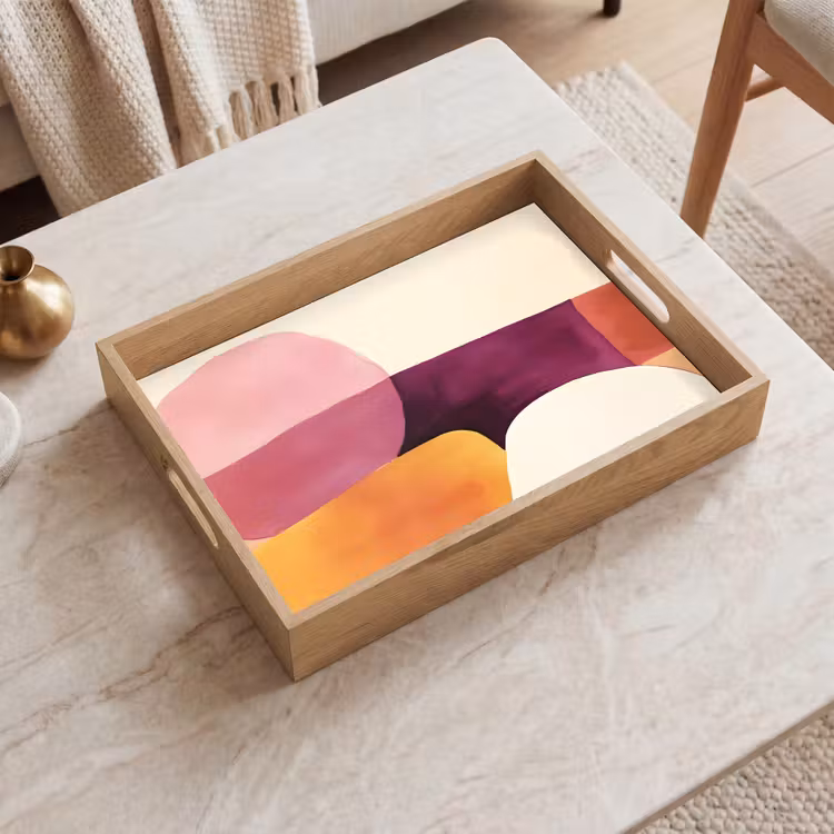 Dienblad - Vormen - Abstract - Kleurrijk — 2