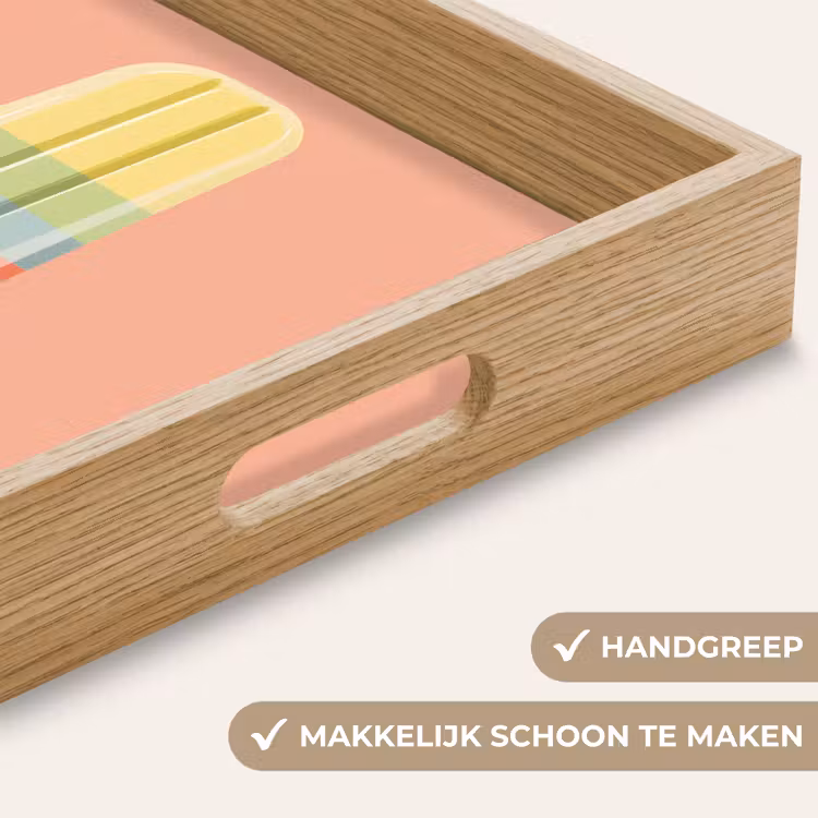 Dienblad - Waterijsje - Pasteltinten - Minimalistisch — 5