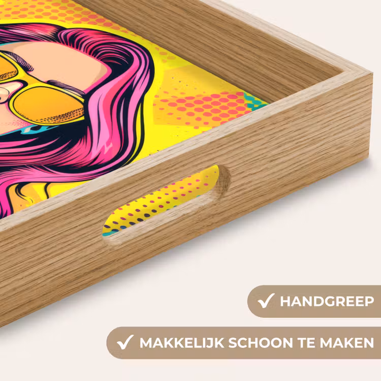 Dienblad - Zonnebril - Vrouw - Zonnig - Geel — 5