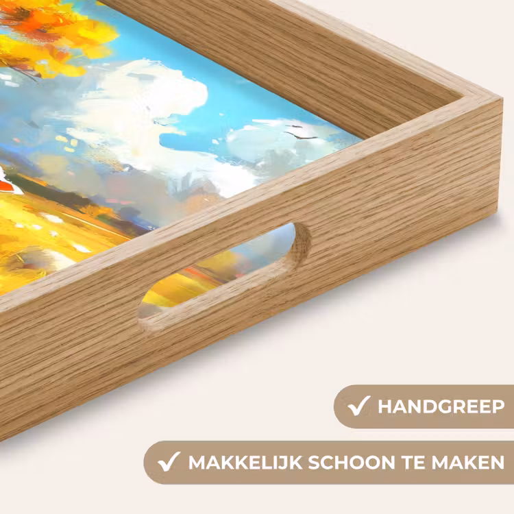 Dienblad - Schaap - Weide - Bloemen — 5