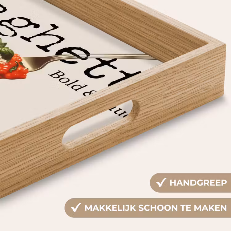 Dienblad - Spaghetti - tomatensaus - Parmezaanse kaas — 5