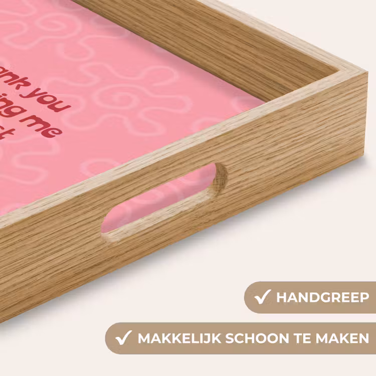 Dienblad - Tekst - Rood - Moederdag — 5