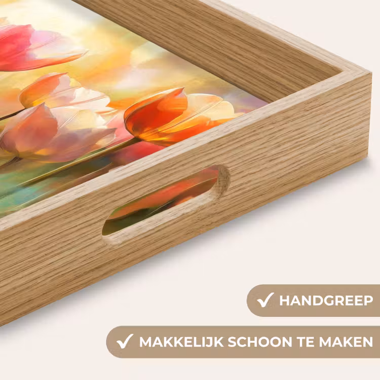 Dienblad - Tulpen - Sprookjesachtig - Kleurrijk — 5