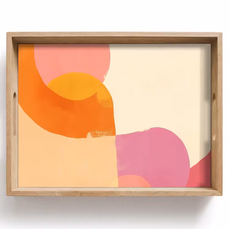 Dienblad - Vormen - Abstract - Kleurrijk — 1