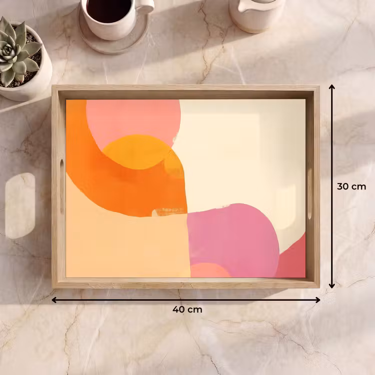 Dienblad - Vormen - Abstract - Kleurrijk — 9