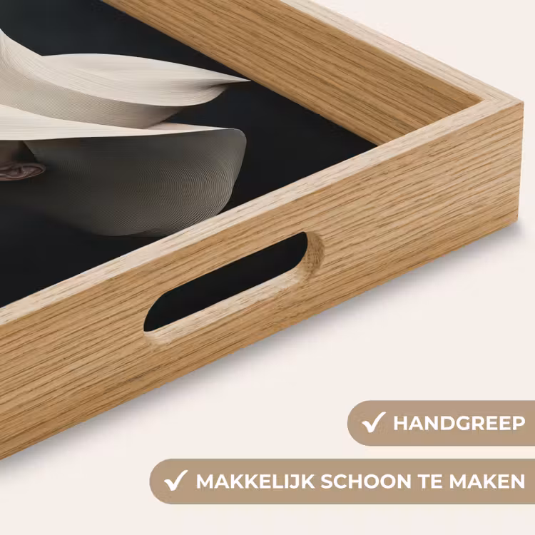 Dienblad - Vrouw - Golvende - Hoed — 5