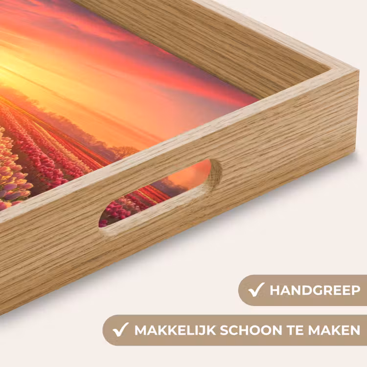 Dienblad - Windmolen - Zonsondergang - Landschap — 5
