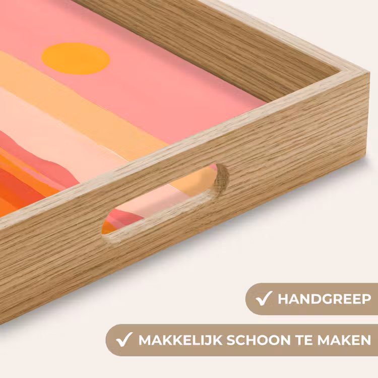 Dienblad - Zon - Abstract - Landschap - Oranje — 5
