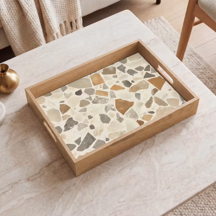 Dienblad - Stenen - Terrazzo - Decoratie - Tegels — 2