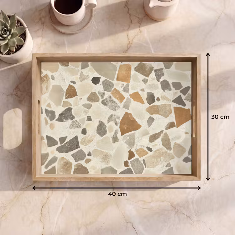 Dienblad - Stenen - Terrazzo - Decoratie - Tegels — 9