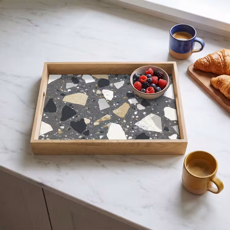 Dienblad - Terrazzo - Decoratie - Interieur - Stenen — 4