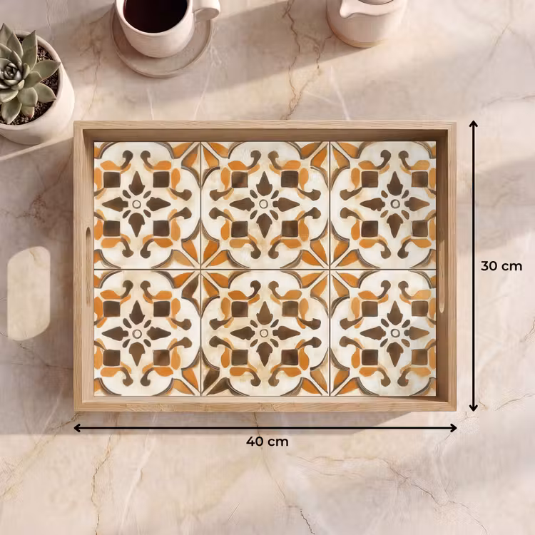Dienblad - Vintage - Spaans - Decoratie - Keramiek — 9