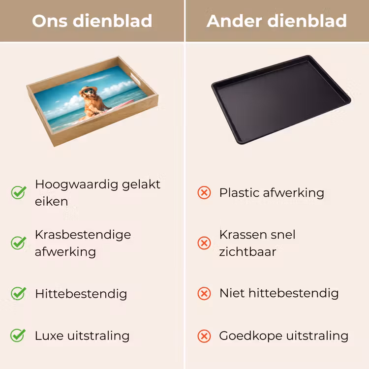 Dienblad - Zeewater - Hond - Golden retriever - Zonnebril — 3