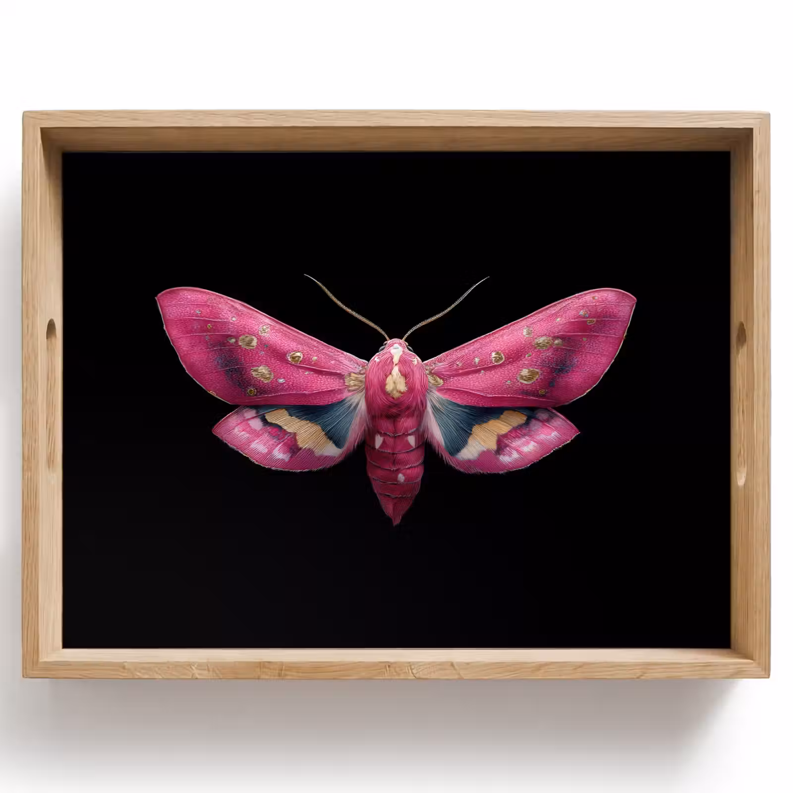 Dienblad - Vlinder - Roze - Nachtvlinder — 1
