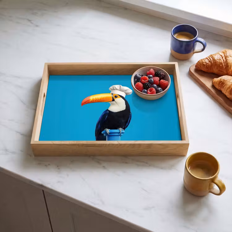 Dienblad - Tucan - Sokkel - Vogel - Koksmuts — 4
