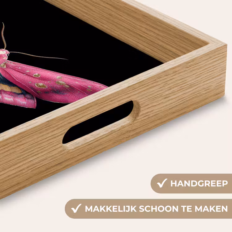 Dienblad - Vlinder - Roze - Nachtvlinder — 5