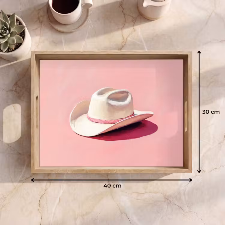 Dienblad - Zomers - Hoed - Roze — 9