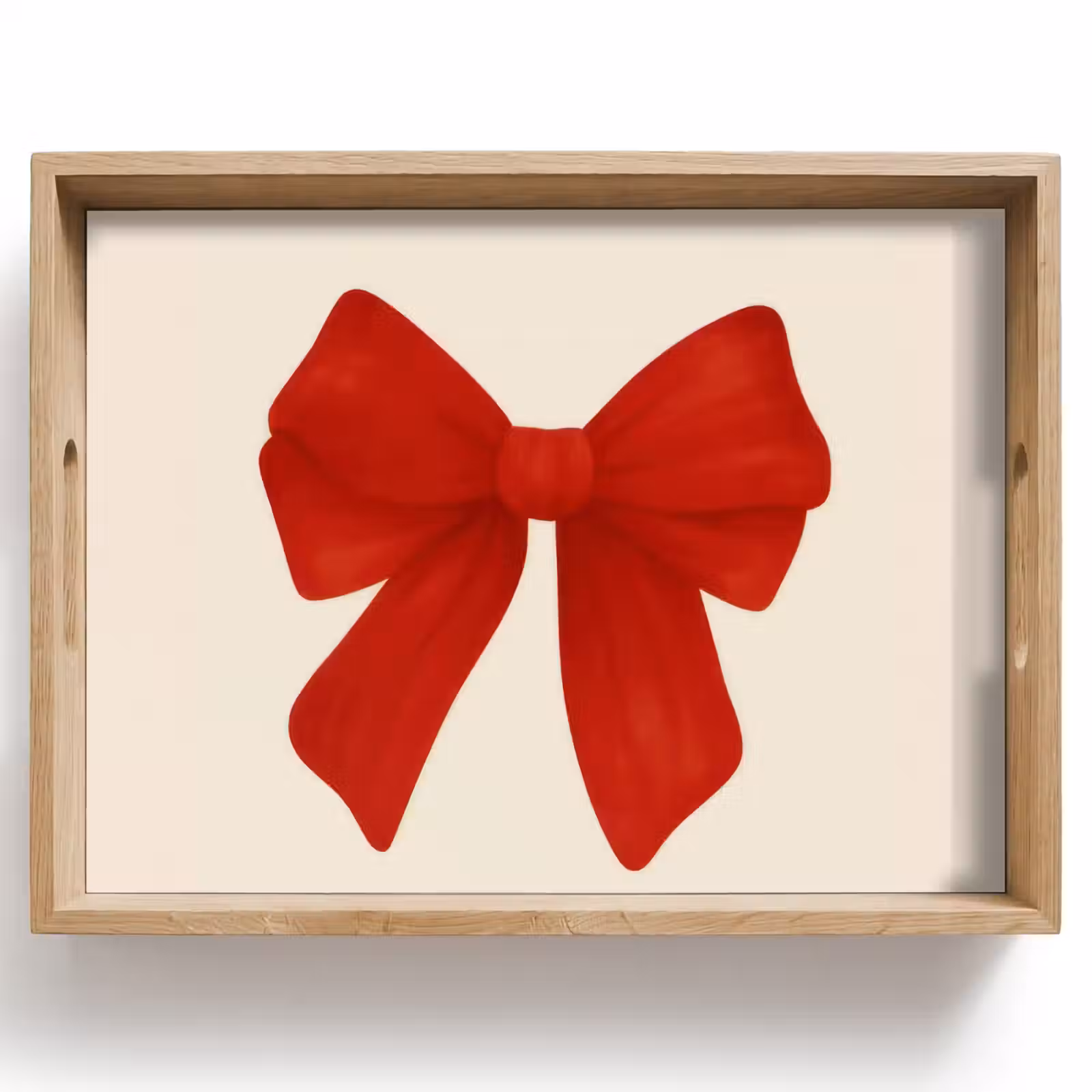 Dienblad - Strik - Symmetrisch - Rood - Lint — 1
