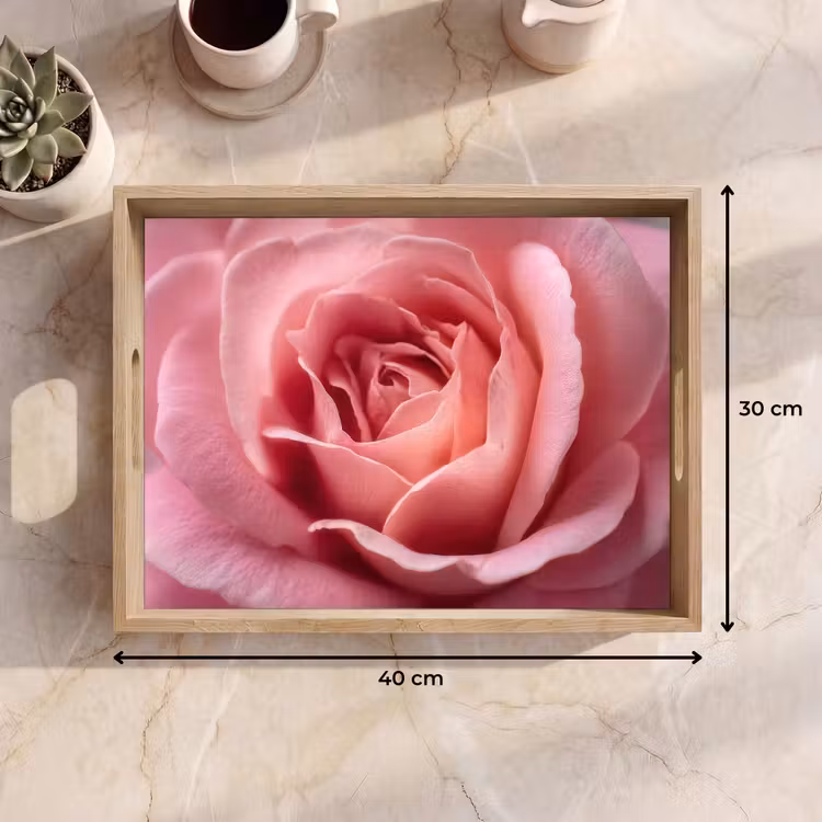 Dienblad - Roze - Roos - Romantisch — 9