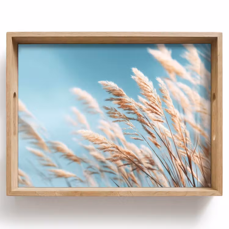Dienblad - Siergras - Wind - Lichtbruin — 1