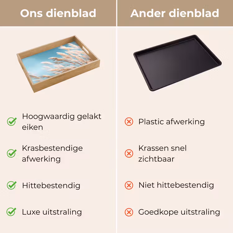 Dienblad - Siergras - Wind - Lichtbruin — 3
