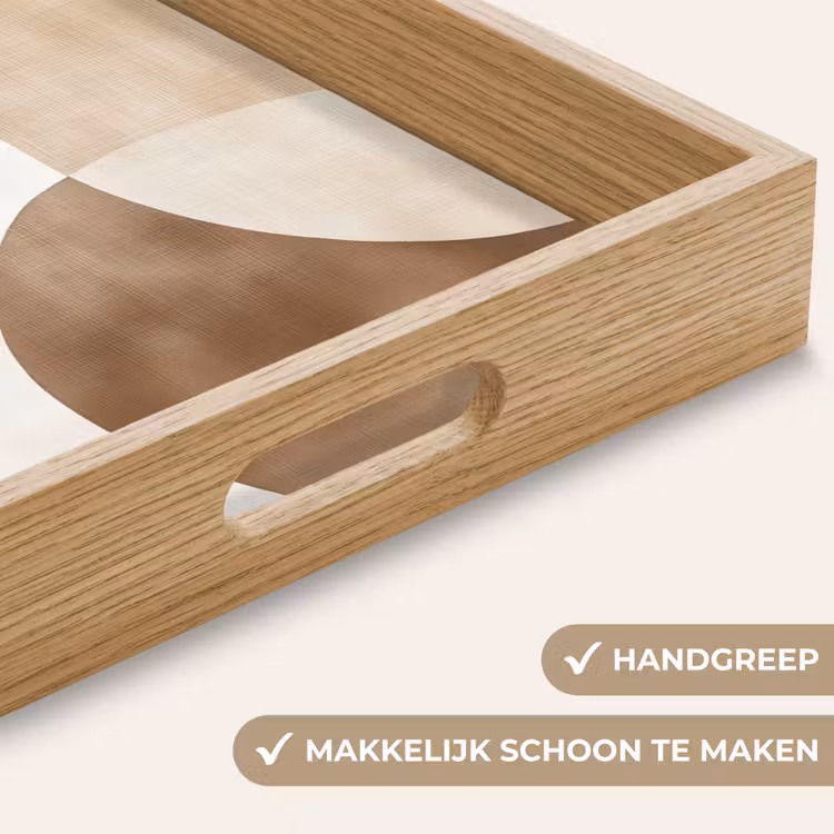 Dienblad - Snijdende cirkels - Overlappende vlakken — 5
