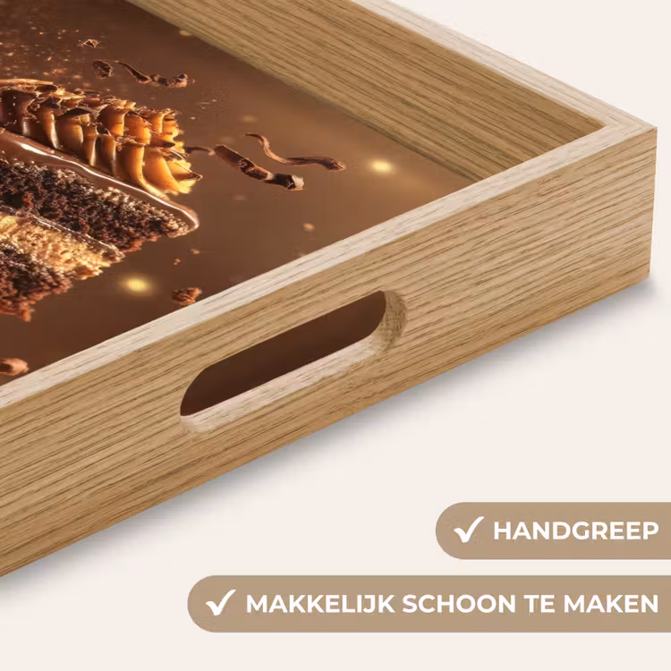 Dienblad - Taart - Chocolade - Eten - Brownie — 5