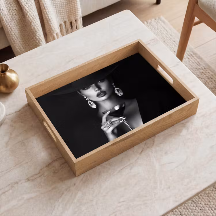 Dienblad - Vrouw - Cocktail - Chic — 2