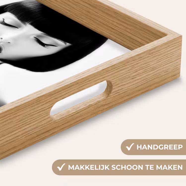 Dienblad - Vrouw - Lolly - Zwart - Wit — 5