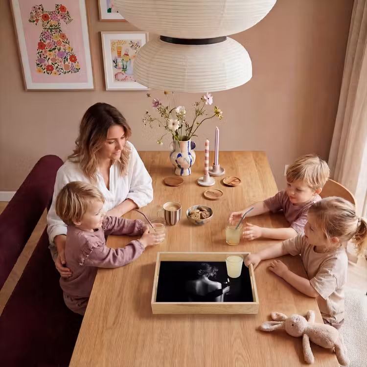 Dienblad - Vrouw - Wijn - Jurk — 7