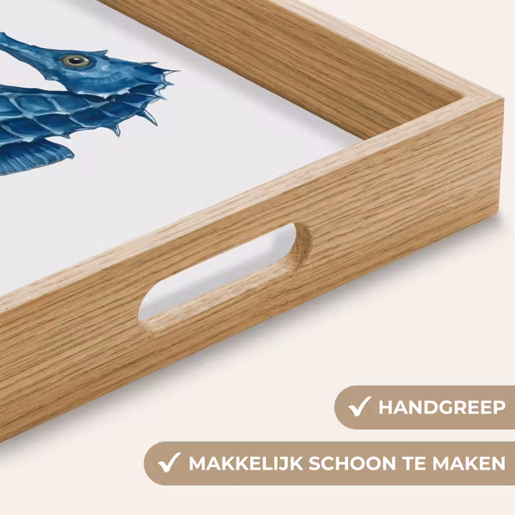 Dienblad - Zeepaardje - Staart - Blauw — 5