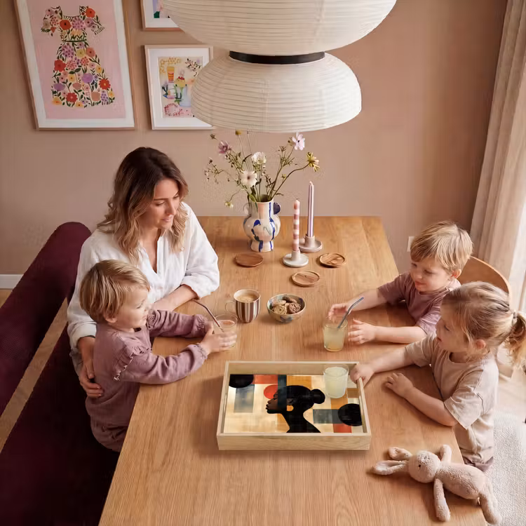 Dienblad - Zijaanzicht - Vrouw - Vormen — 7
