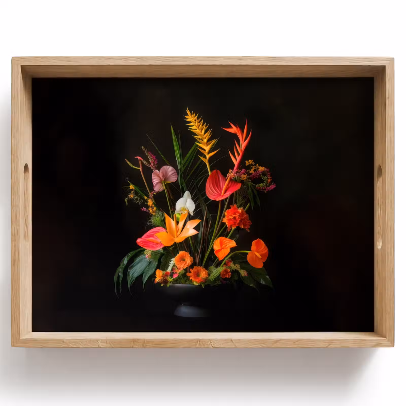 Dienblad - Schaal - Boeket - Bloemen — 1