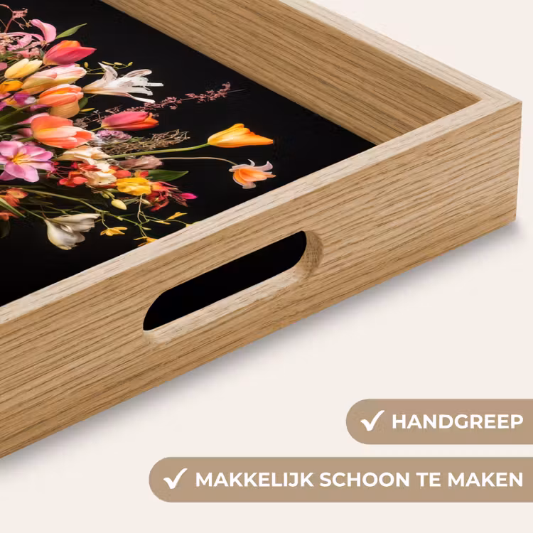 Dienblad - Vaas - Bloemen - Tulpen — 5