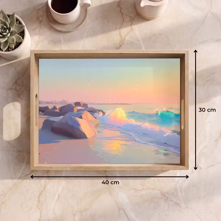 Dienblad - Zomerlicht - Strand - Fonkelende accenten — 9