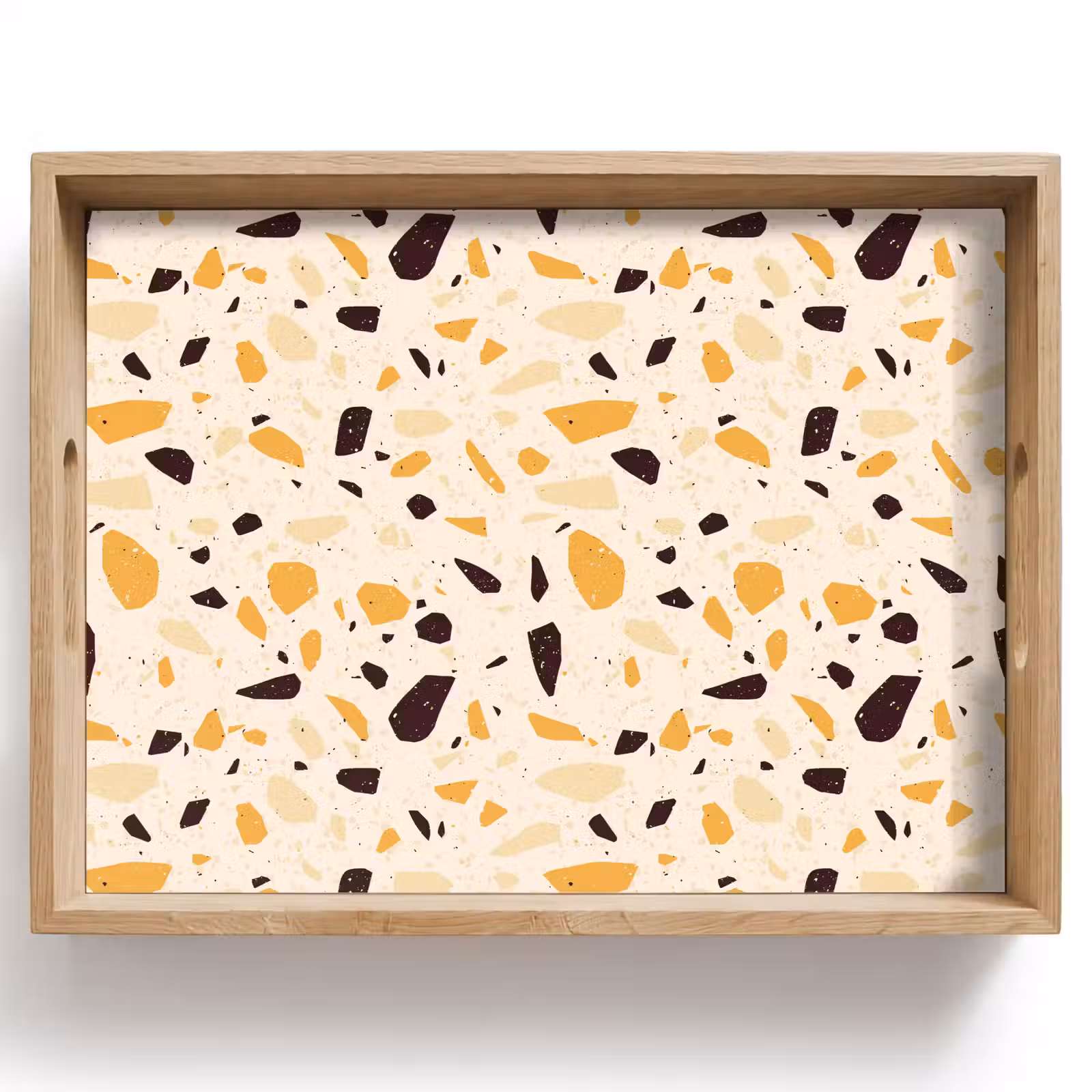 Dienblad - Terrazzo - Patroon - Geel - — 1