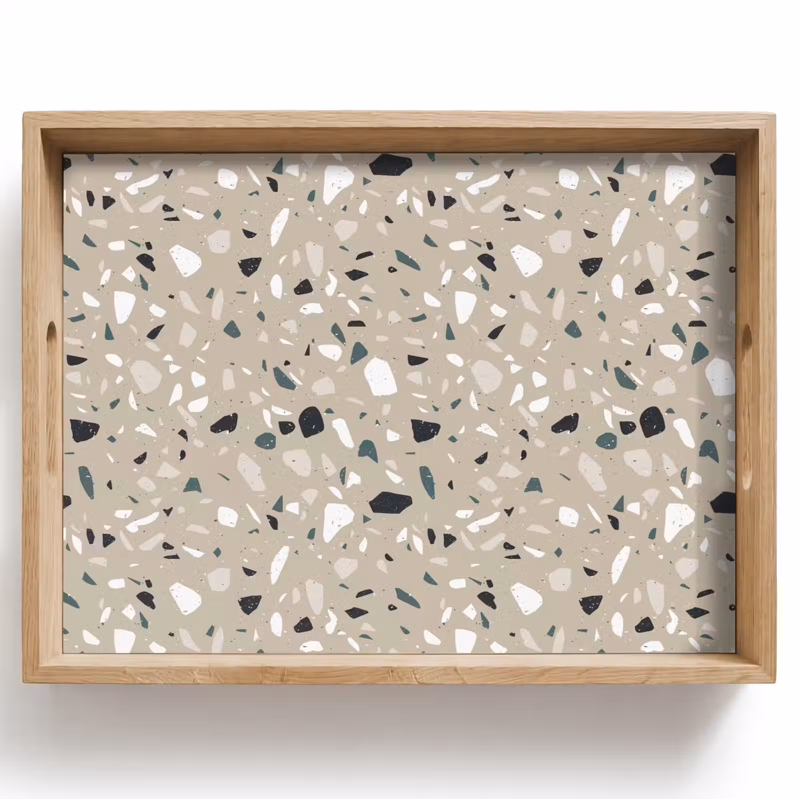 Dienblad - Terrazzo - Patroon - Groen — 1