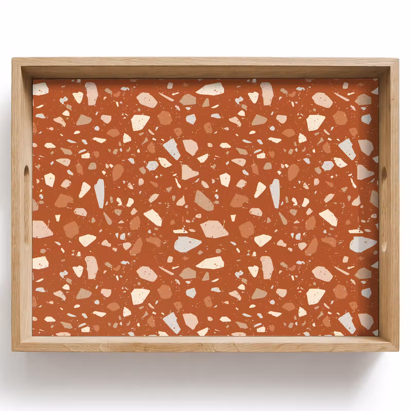 Dienblad - Terrazzo - Patroon - Klei — 1