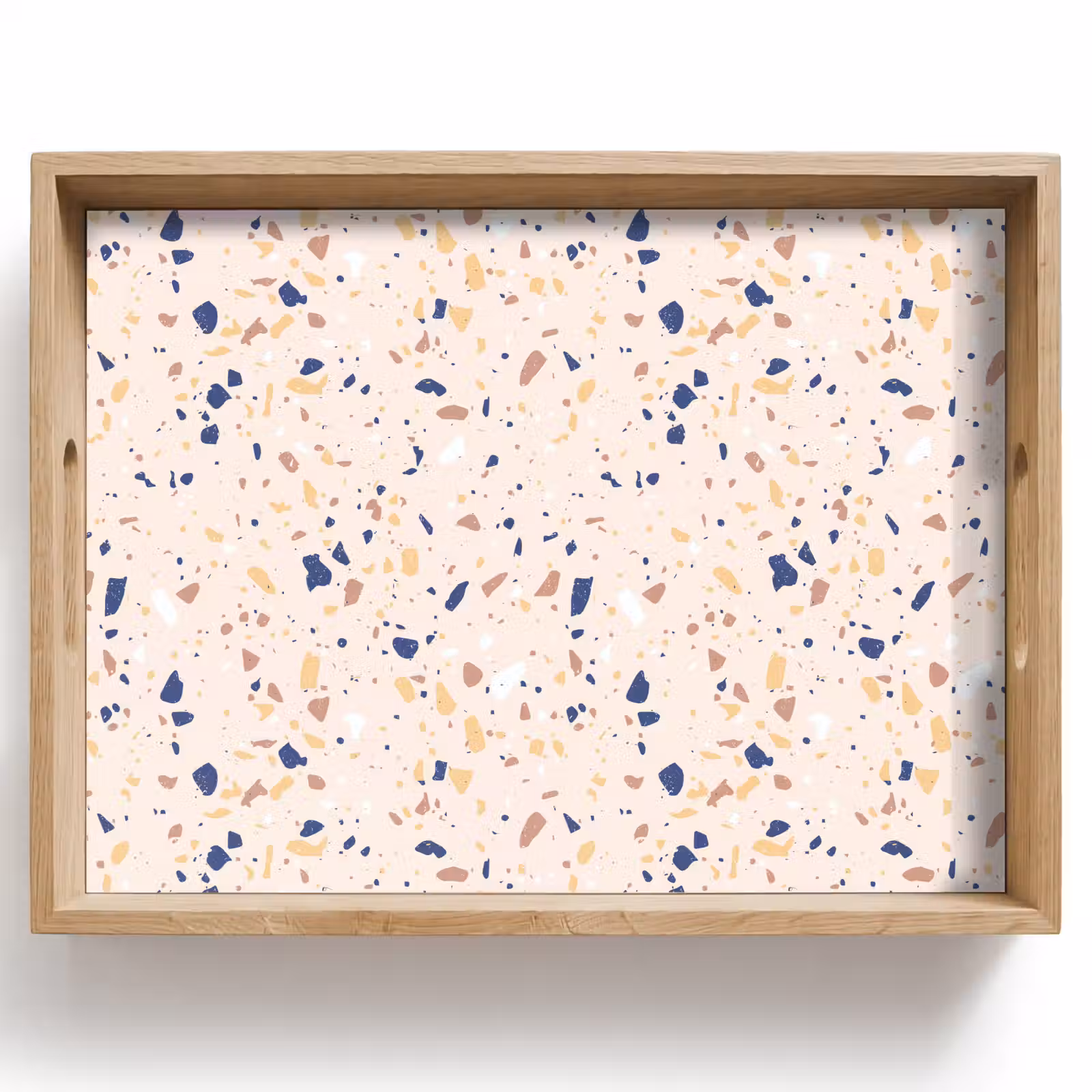 Dienblad - Terrazzo - Patroon - Kleurrijk - Indigo — 1