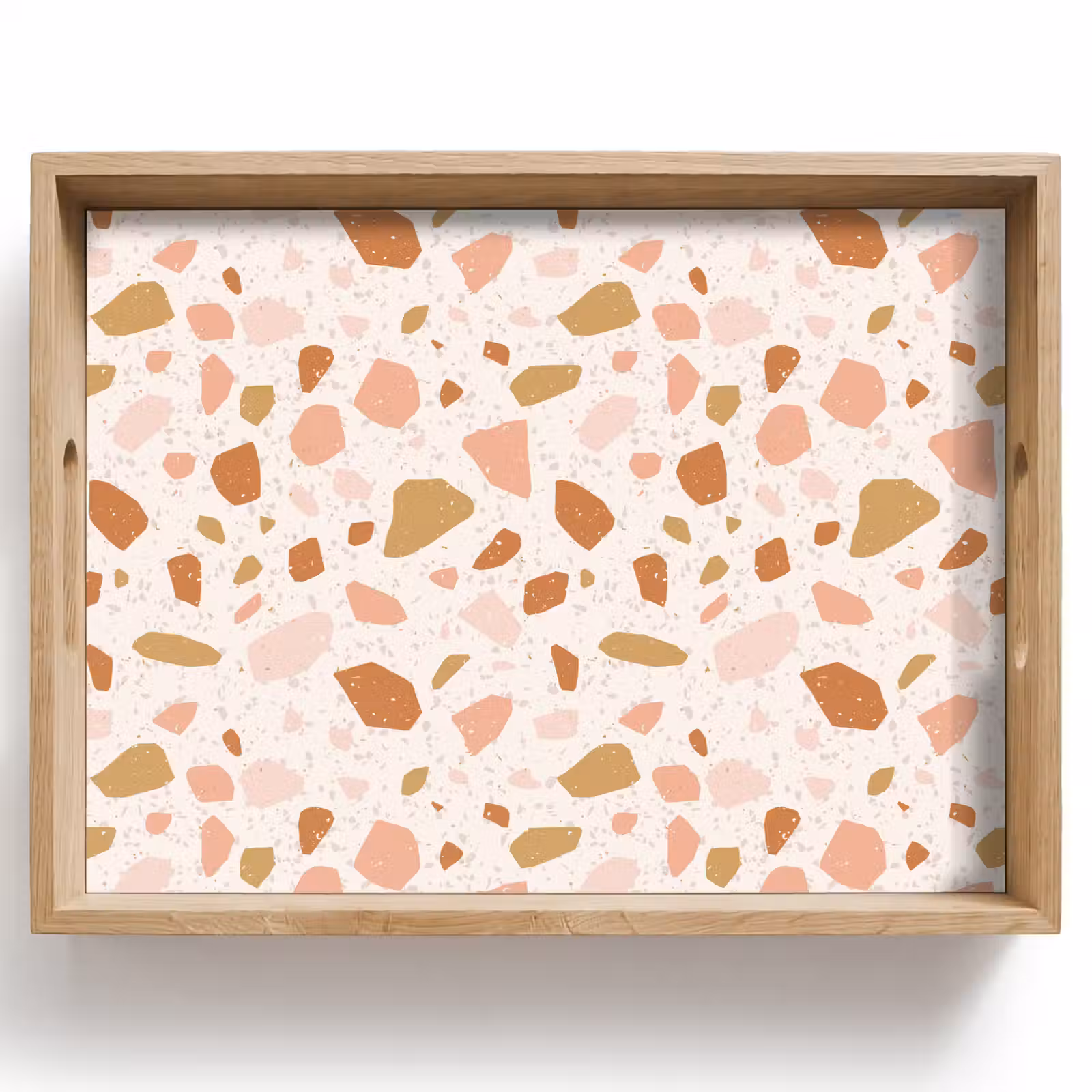 Dienblad - Terrazzo - Patroon - Kleurrijk - Zalm — 1