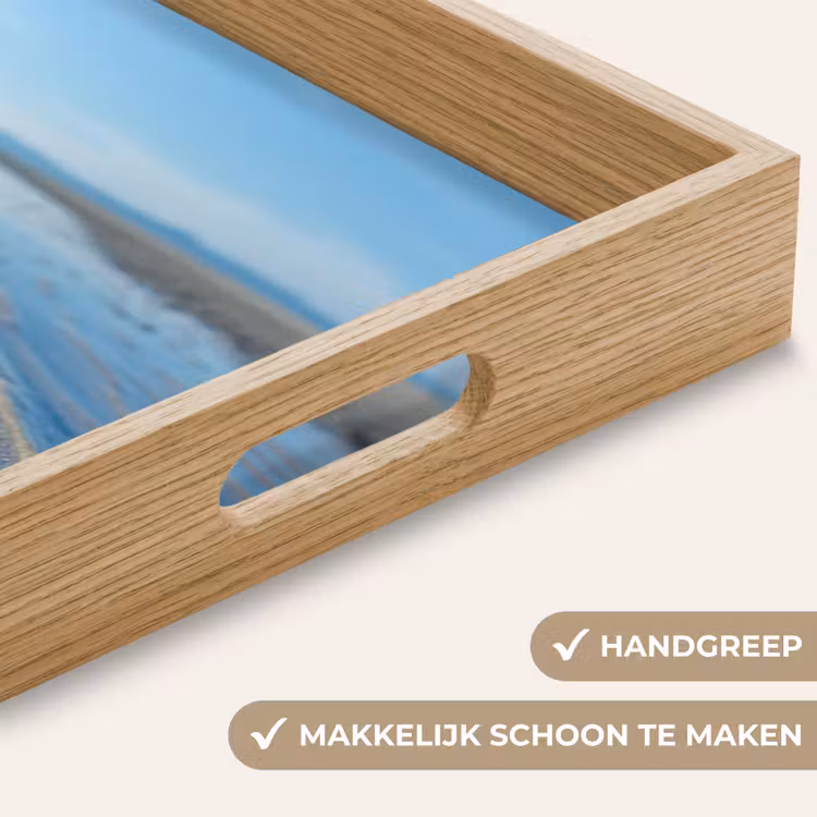 Dienblad - Strand - Schild - Water - Blauw — 5
